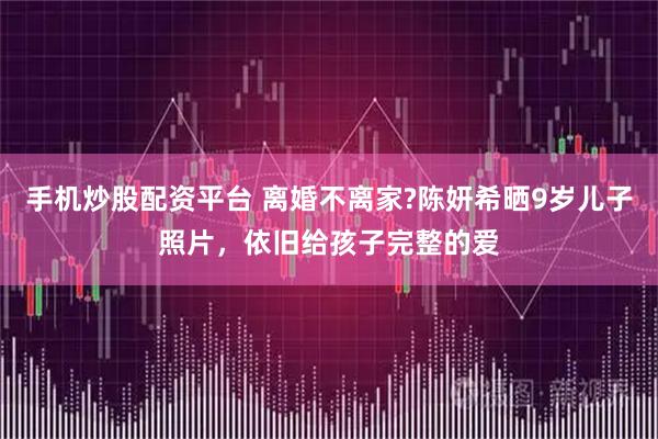手机炒股配资平台 离婚不离家?陈妍希晒9岁儿子照片，依旧给孩子完整的爱